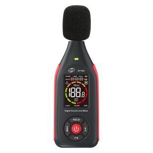 Вимірювач рівня шуму (шумомер) цв дисплей, фільтр А/С, USB BENETECH GT1355 GT1355 фото