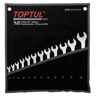Набор рожково-накидных ключей TOPTUL 12 шт. 6-22 Hi-Performance GPAX1202 GPAX1202 фото