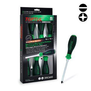 Набір викруток ударних з шестигранником 6 од. PRO-PLUS SERIES TOPTUL GFE-0602 GFE-0602 фото