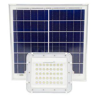 Прожектор с солнечной батареей светодиодный 60W аккумуляторный (LiFePO4, 10000mAh) 6V, 15W PROTESTER SLFL0601 SLFL0601 фото