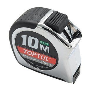 Рулетка профессиональная 10м*25мм TOPTUL IAAE2510 IAAE2510 фото