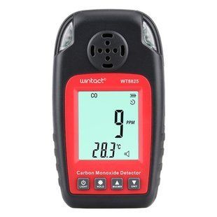 Газоаналізатор СО + термометр (0-1000 ppm, 0-50&deg;C) WINTACT WT8825 WT8825 фото