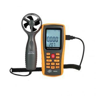 Анемометр-термометр USB 0,3-45 м/с, 0-45 &deg;C BENETECH GM8902 GM8902 фото