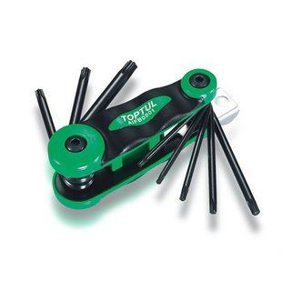 Набір шестигранників складаний TOPTUL TORX: T9-T40 AIFB0801 AIFB0801 фото