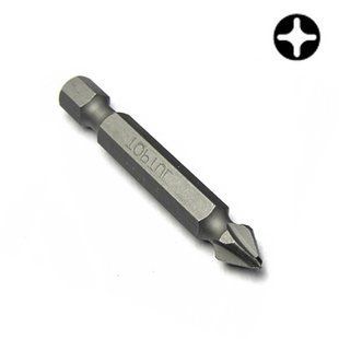 Біта PH2 50 мм TOPTUL 1/4" 2в1 (бита +зенковка для дерева) FWAA0802G FWAA0802G фото
