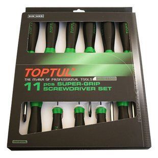 Набір викруток TOPTUL 11 од. GAAE1101 GAAE1101 фото
