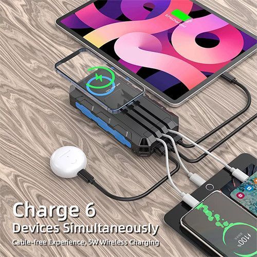 Пoвeрбaнк 30000 mAh із сонячною панеллю QC3.0 PROTESTER PRO-S30 PRO-S30 фото